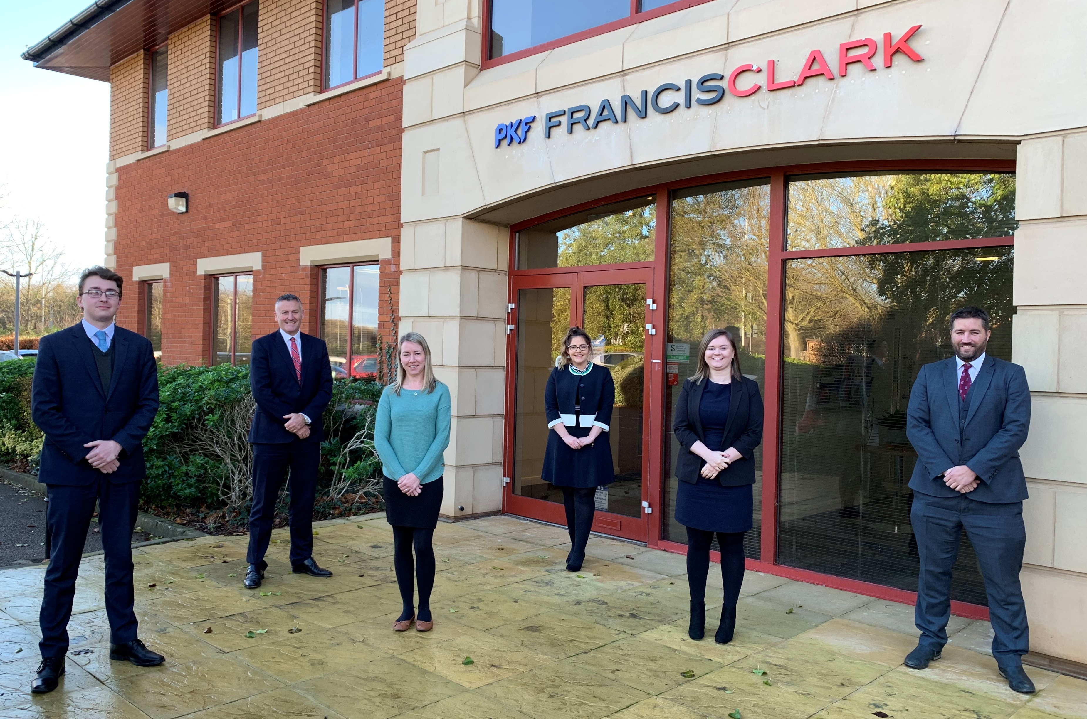 New recruits at the Taunton office of PKF Francis Clark