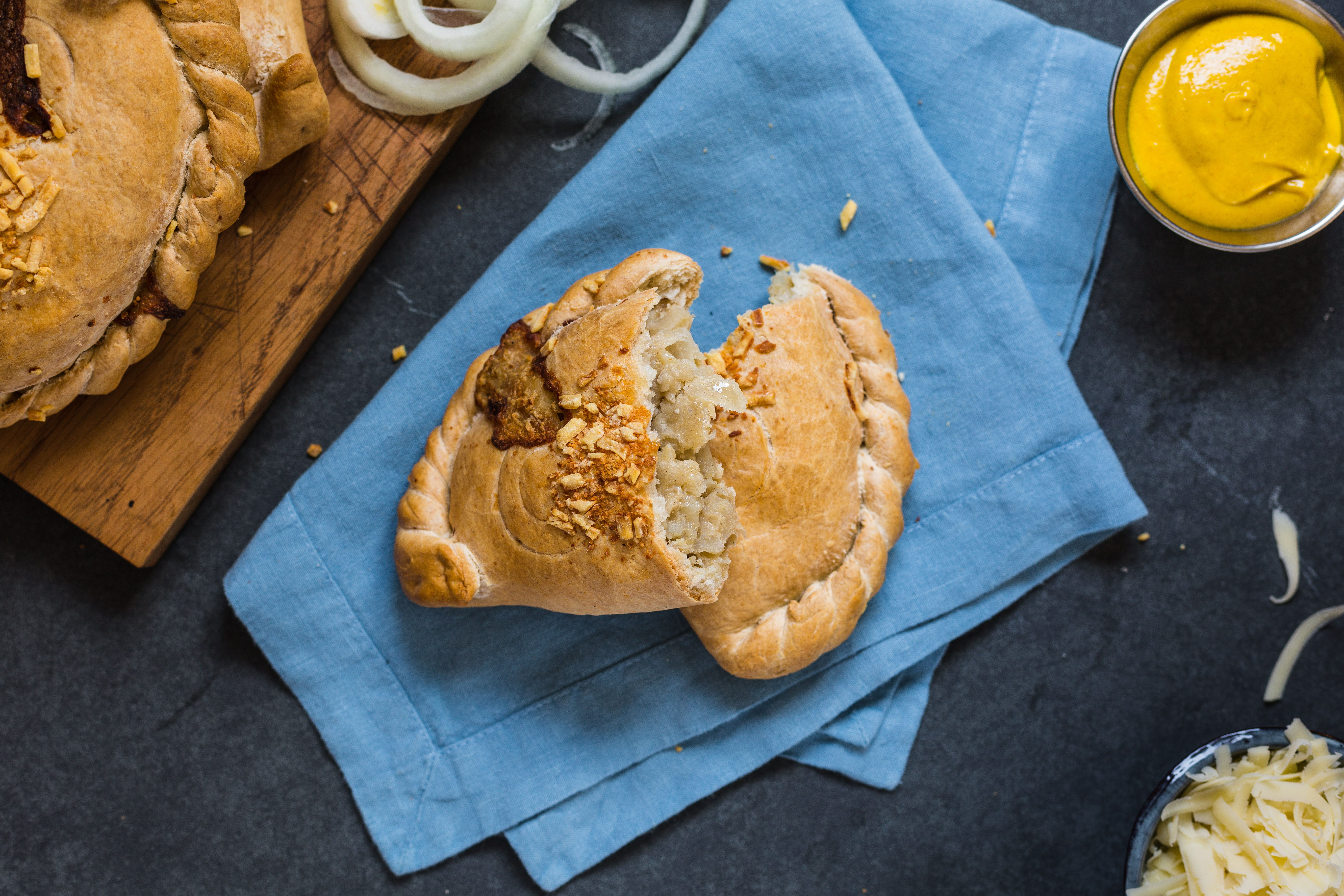 Cornish pasties made by Prima Bakeries