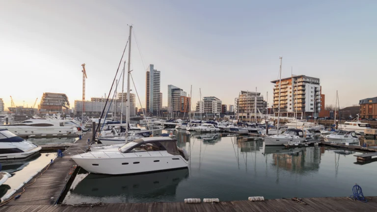 View of Southampton harbourside