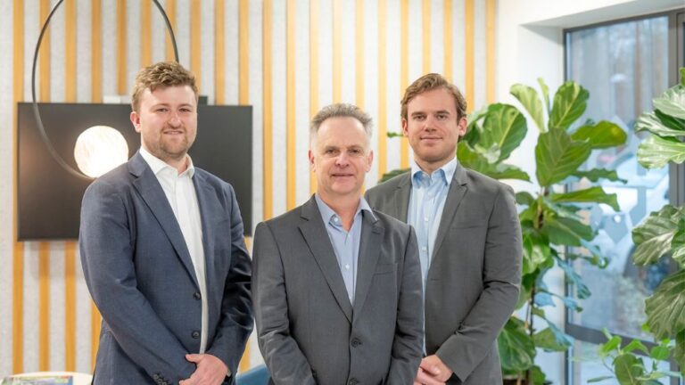 Will Birchall, Darren Phillips and Sam Willis at PKF Francis Clark's Southampton office